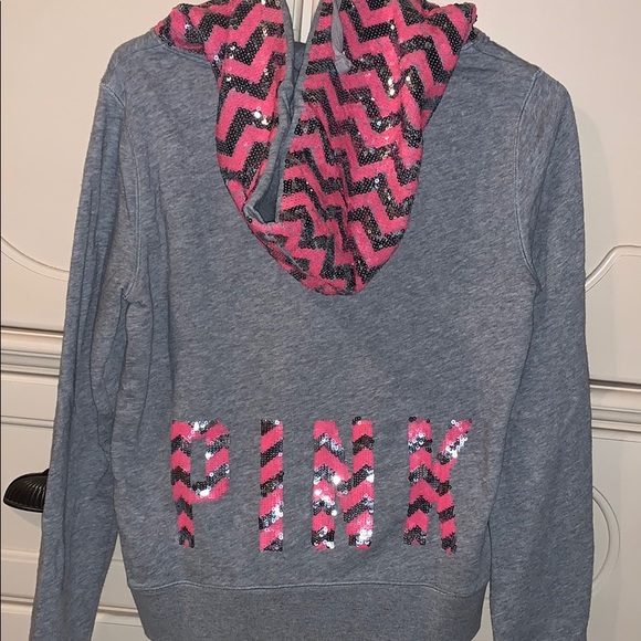 PINK Victoria's Secret Tops - victorias secret pink zip up